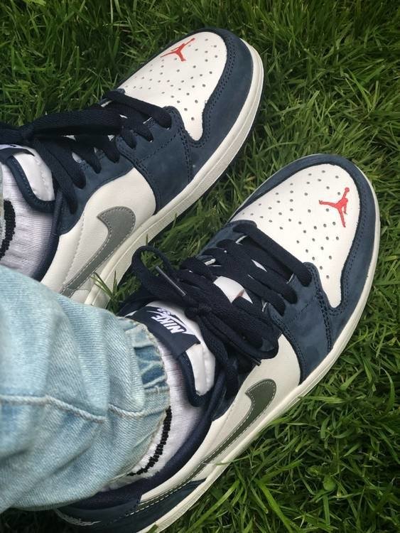 Tênis Eric Koston x Air Jordan 1 Low SB 'Midnight Navy'