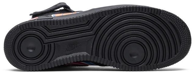 Tênis Supreme x NBA x Air Force 1 Mid 07 'Black'