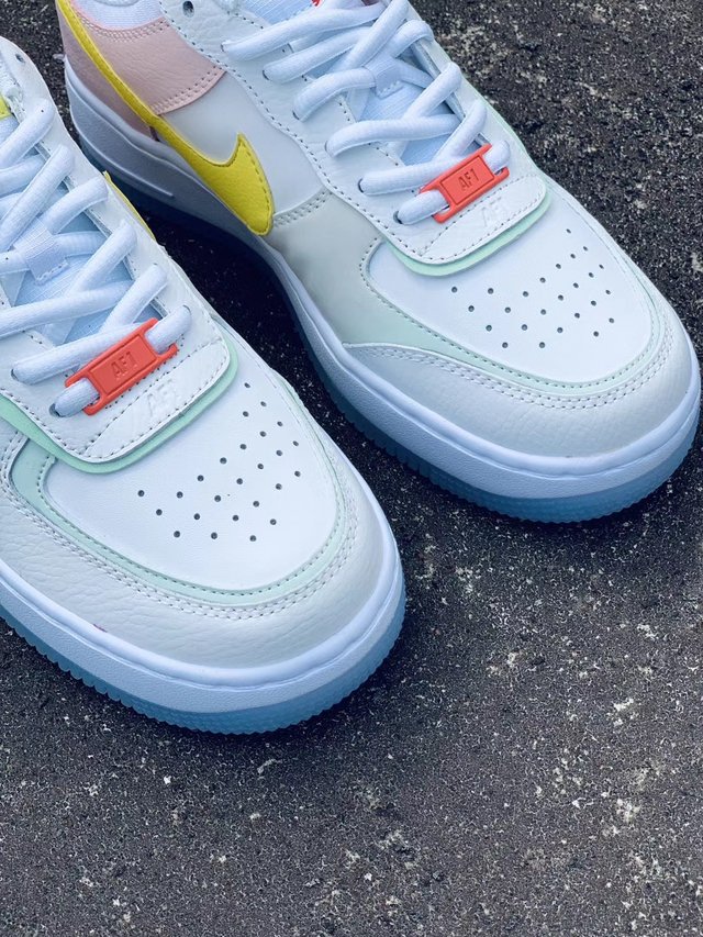 tênis nike air force 1 shadow white hydrogen blue purple