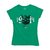 Camiseta Babylook Feminina Porco 1914 Mondo Verde Caphead Manga Curta 100% Algodão