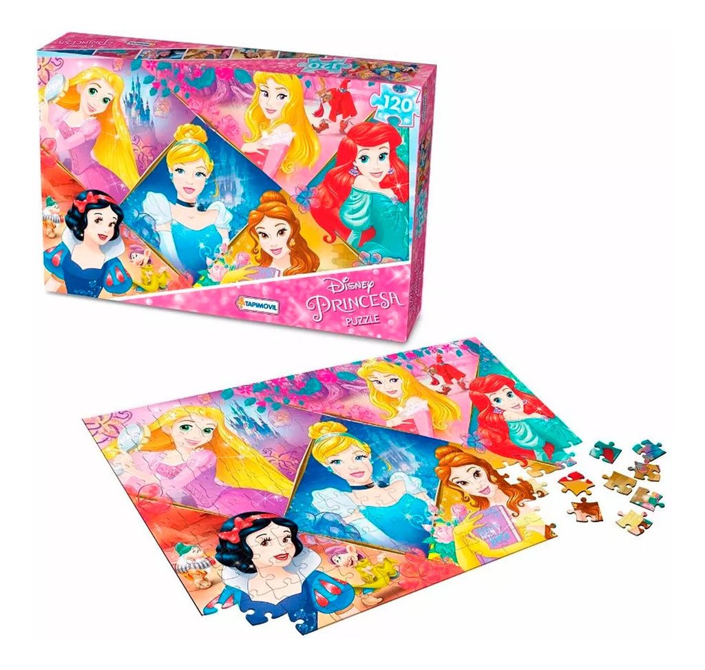 PUZZLE PRINCESAS DISNEY 120 PZ - Juguetería Aladino