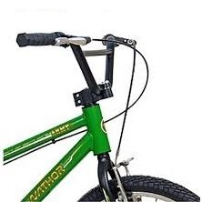 Bicicleta Infantil Aro 20 Redstone Alpha G Preto/Verde e Laranja