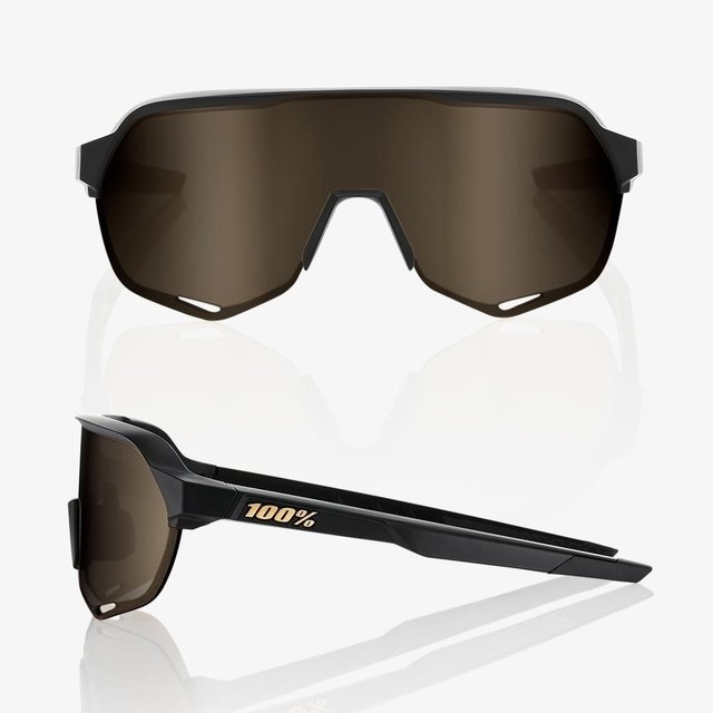 Óculos S2 Preto/Dourado 100%