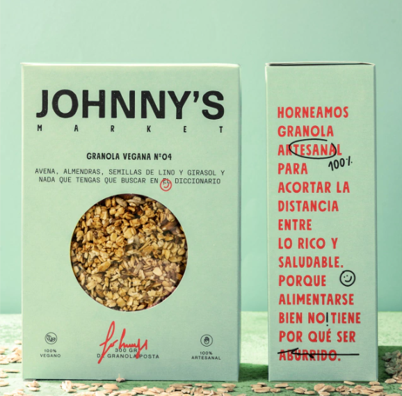 Granola Casera Vegana Johnny's Market