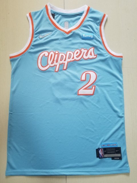 Kawhi Leonard Los Angeles Clippers #2 NBA 75th City Edition Light