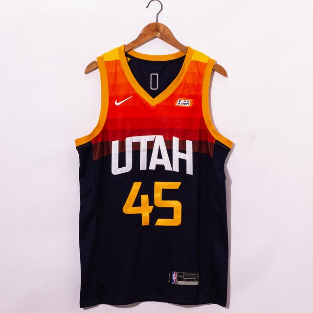 Donovan Mitchell #45 Utah Jazz City Edition Temp. 21 - Semi Bordado