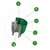 Tee 25 x 3/4 Rosca Macho Termofusion Verde Agua TuboFusion - comprar online