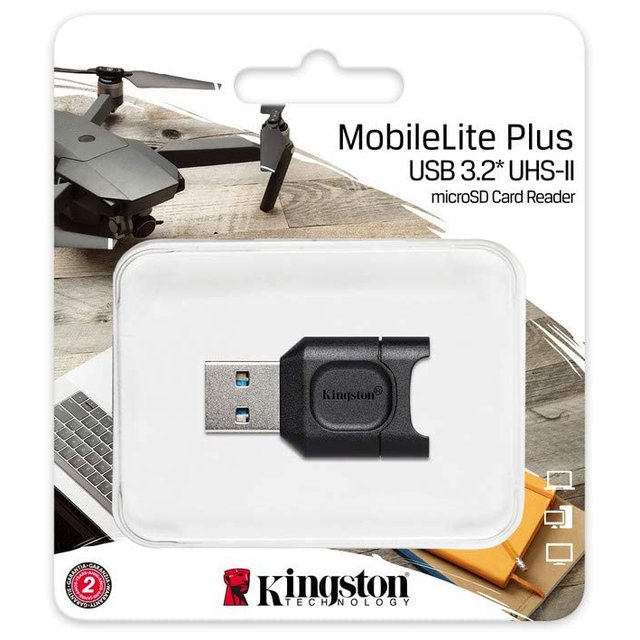 Lector de Tarjetas microSD™ UHS-II Kingston® MobileLite Plus USB 3.2