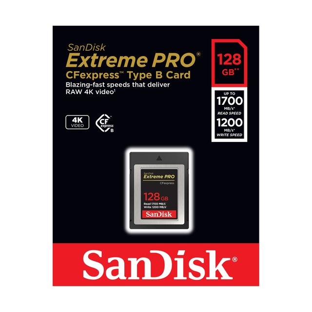 SanDisk Extreme PRO CFexpress  128GB