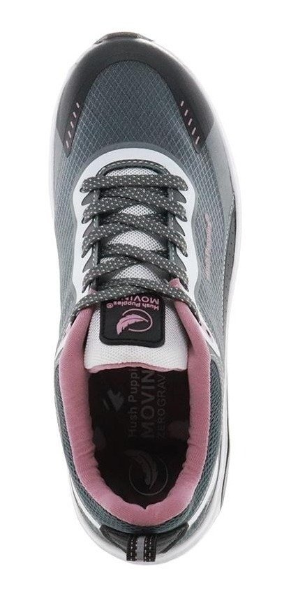 Zapatillas Deportivas De Mujer Hush Puppies Piscis Gris Rosa