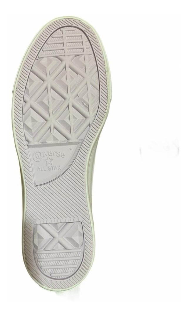 Zapatillas Converse All Star Con Plataforma Celeste Plateado