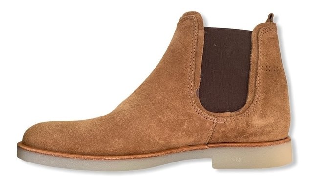 Botas Gamuza Hombre Botitas De Cuero Braford Elastizadas