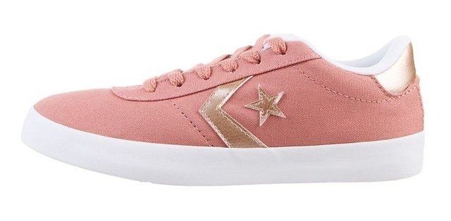 converse rosa dorado