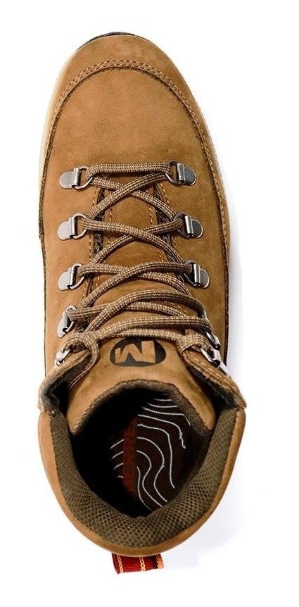 Botas Trekking Mujer Merrell Sabine Borcego Cuero Marron