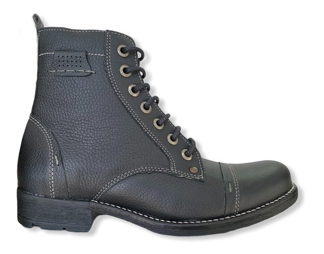 Borcegos Bota Hombre Cuero Natural Borceguies Braford