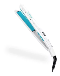 Planchita De Pelo Remington Wet2straight S7300 Blanca Con Placas De Cerámica 110v/220v