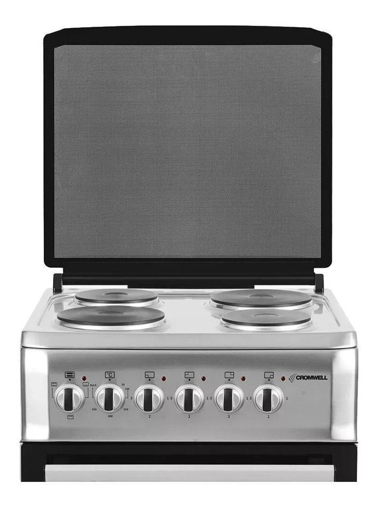 Cocina Electrica Cromwell Fsc50es Acero Inox Horno 50cm