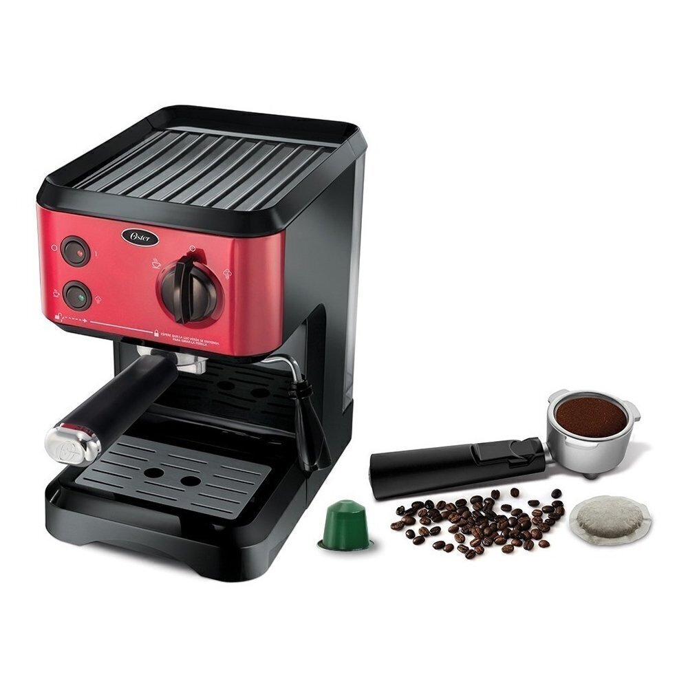 Cafetera Express Oster Cmp65r 19 Bar Cápsulas Nespresso