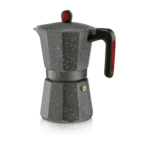 Cafetera Italiana Induction Monix Rock 9 Tazas Aluminio