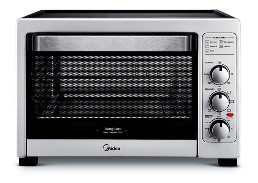 Horno De Mesa Eléctrico Midea To-m240sar2 40l Silver 220v