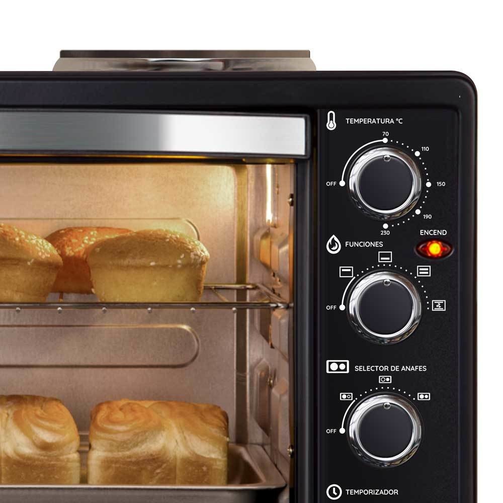 HORNO ELECTRICO C/ANAFE 60LTS SL-TORS060 SMARTLIFE