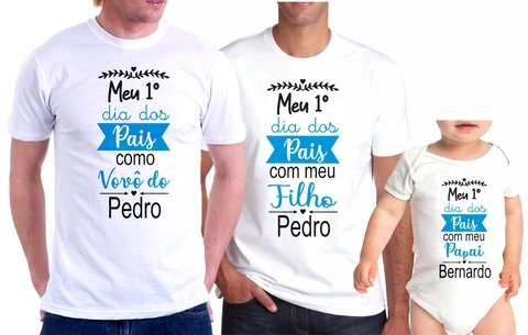 camisas personalizadas dia dos pais