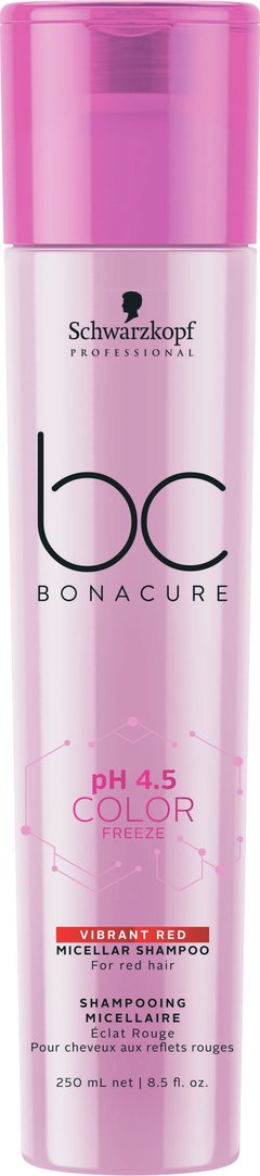Shampoo RED Bonacure pH 4.5 Color Freeze Micellar - Schwarzkopf Professional - 250ml