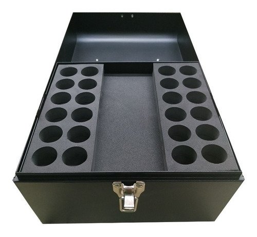 Maletin Valija Manicura Metalico Keila Quality Box Esmaltes