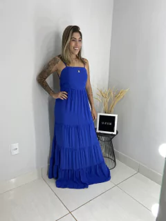 Imagem do Vestido Longo Karen Azul