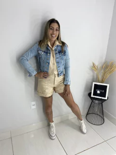 Jaqueta Jeans Slim na internet