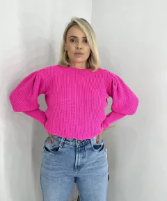 Blusa Tricot Amanda Rosa Pink