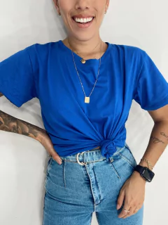 T-shirt Básica Azul Royal - comprar online