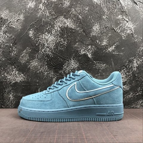 NK Air Force 1 Noise Aqua LV8 Suede - Marcatti Outlet