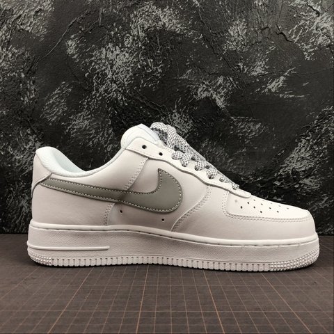 NK Air Force White Blanc Refletivo - Marcatti Outlet