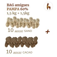 BAG AMIGUES LLAMA PAMPA/ 3KGS EN 2 COLORES ( 1,5kgs x color) - comprar online