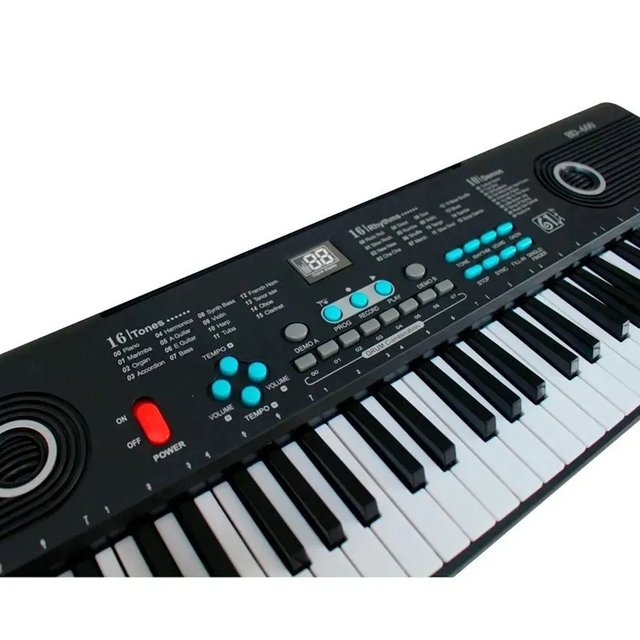 Teclado De Piano Instrumento Musical Infantil De 61 Teclas