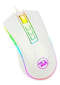 Mouse Gamer Redragon Cobra Lunar White 10000 DPI Branco M711W - Orion eShop | Informatica, Automotivo, Microfones
