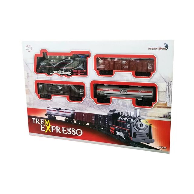 KIT OM 5 TREM FERRORAMA Trenzinho Locomotiva De Brinquedo A Pilha