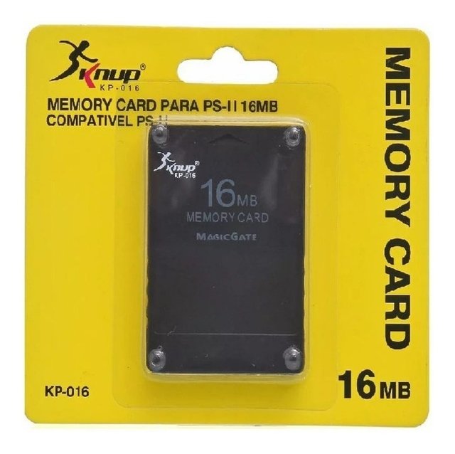 Memory card cartao de memoria 16 mb para Playstation 2 Ps2 em