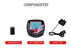 Velocímetro Odômetro Bike Sem Fio Computador Bordo - Luz Top