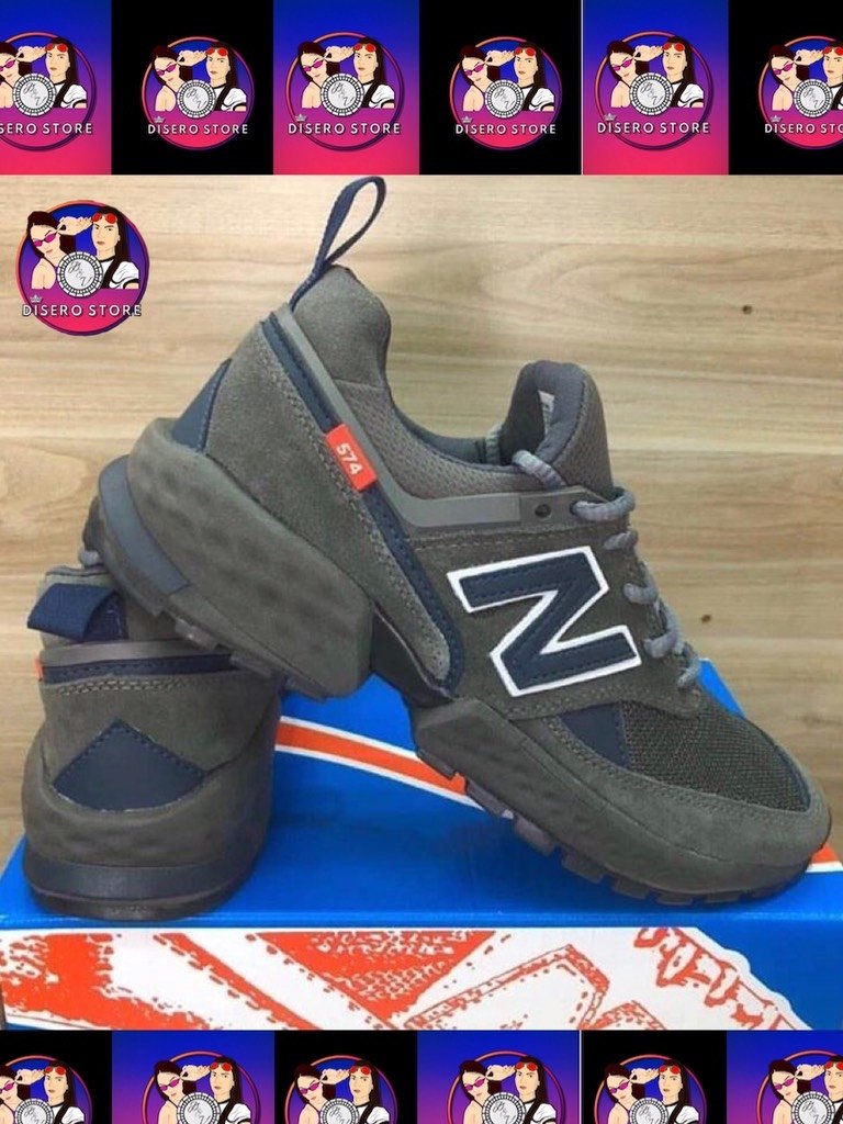 new balance 574 sport azul