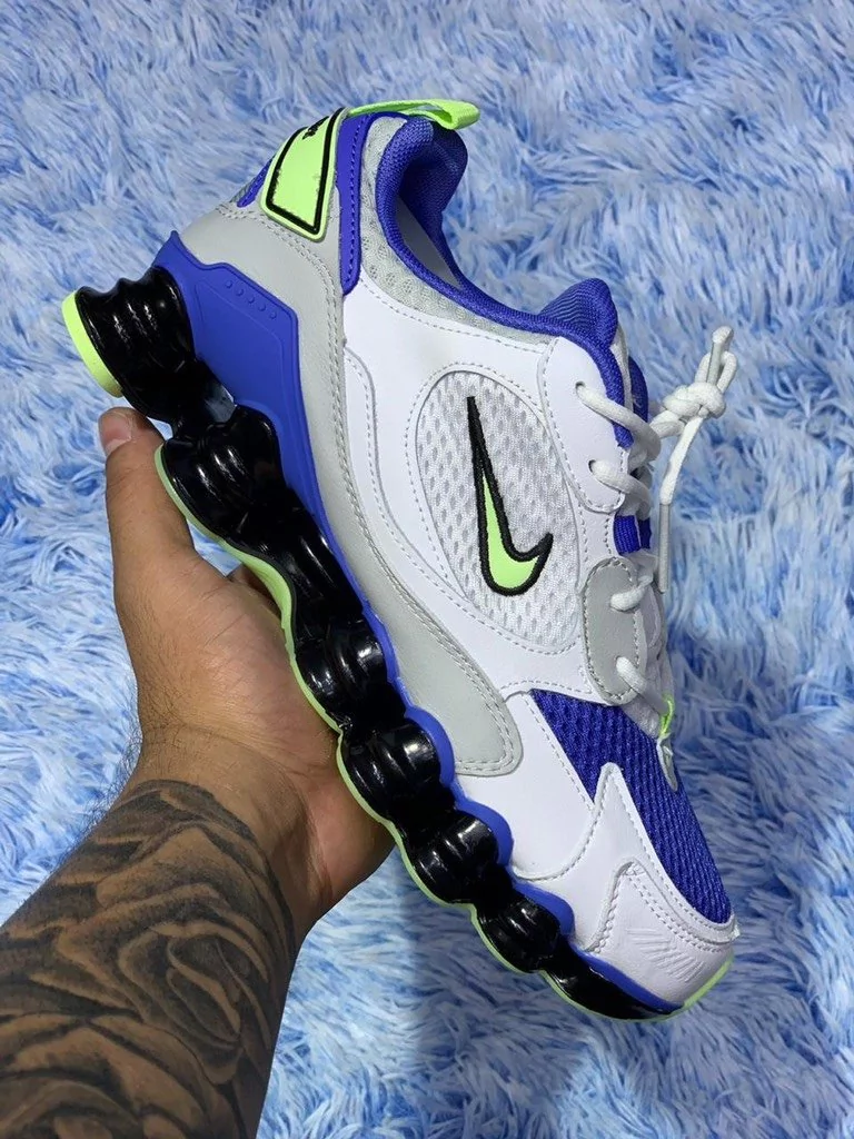 Nike Shox Tl Nova Importado Azul/Verde - Disero Store