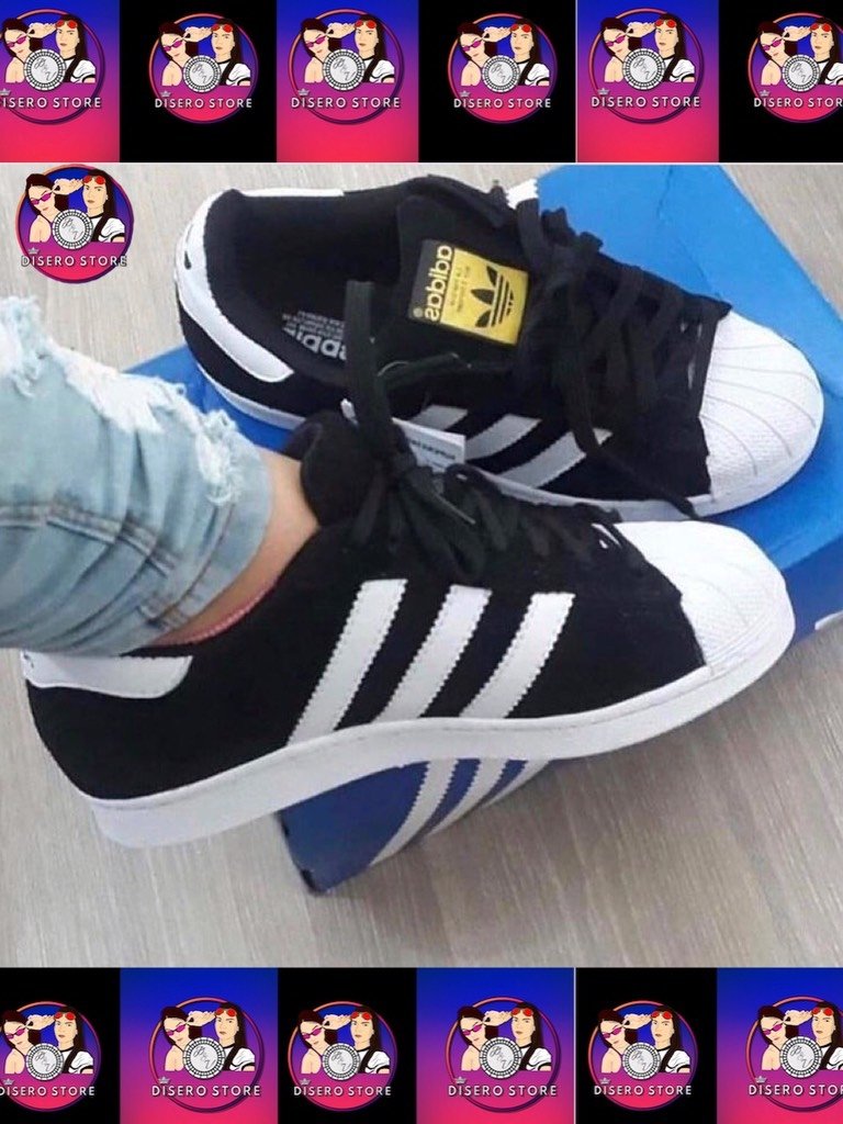 superstar preto com branco