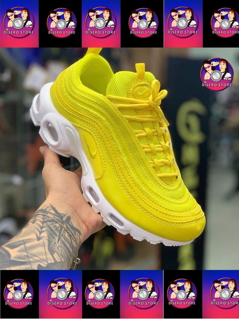 nike tn amarelo