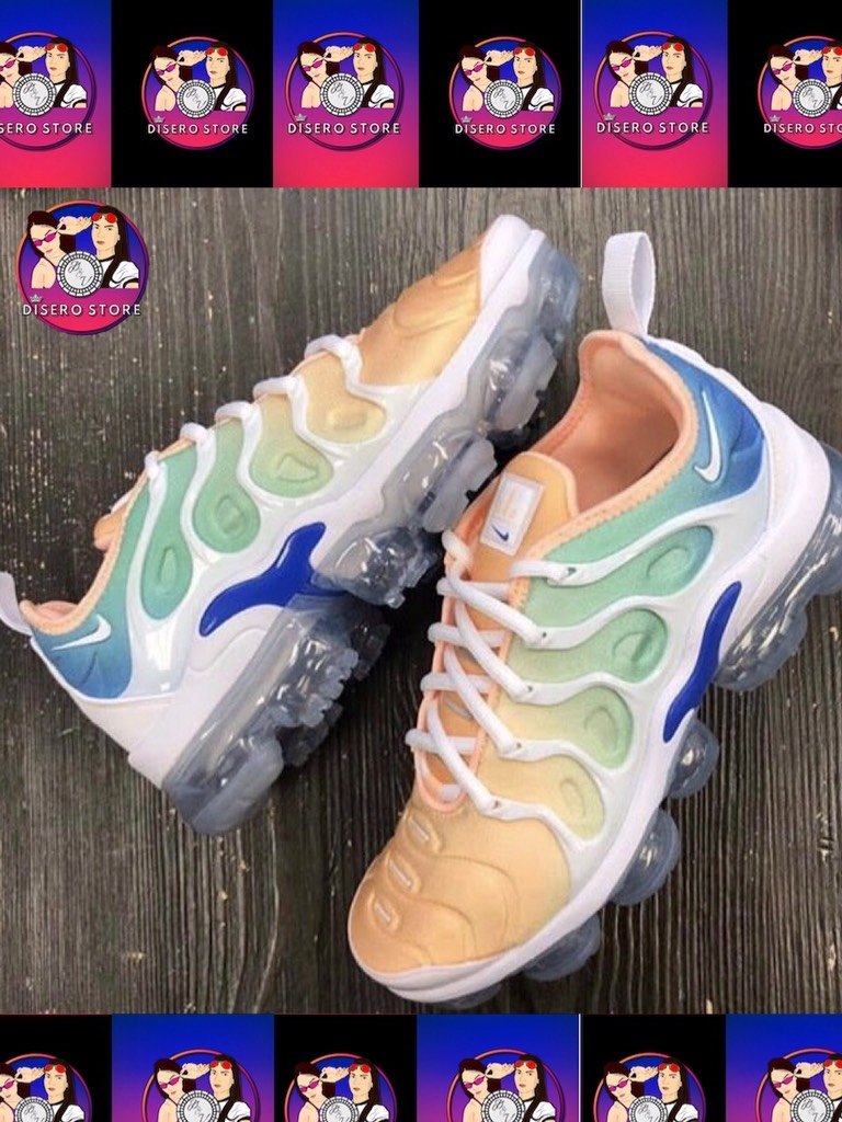 vapor max plus colorido