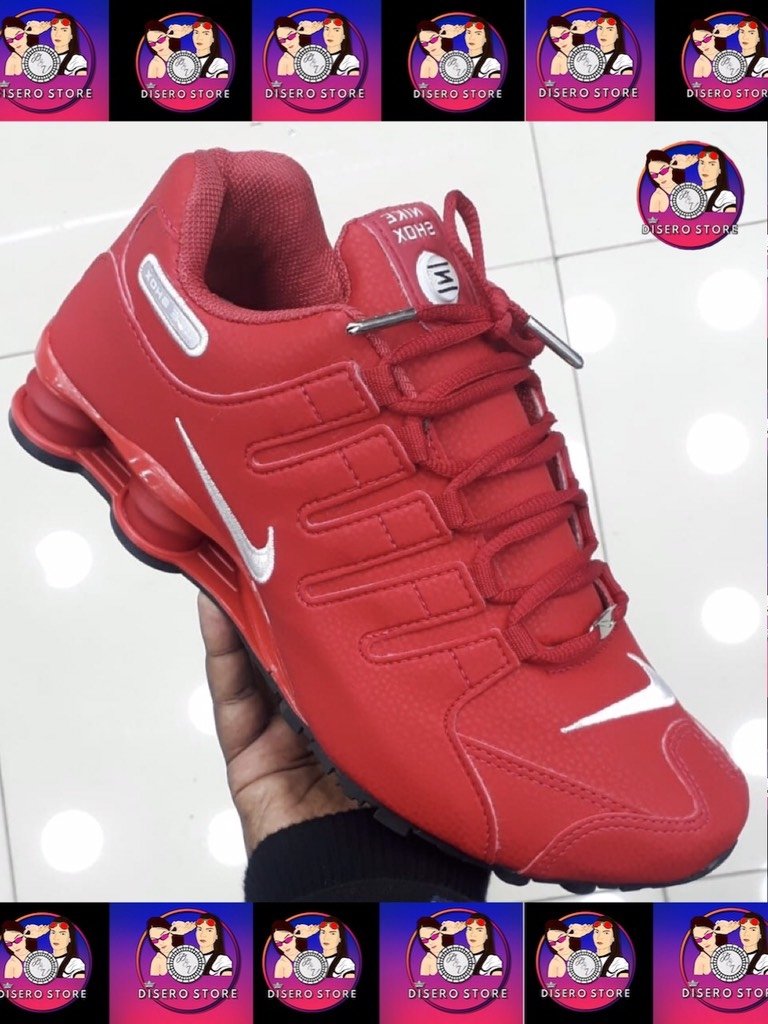 nike 4 molas vermelho