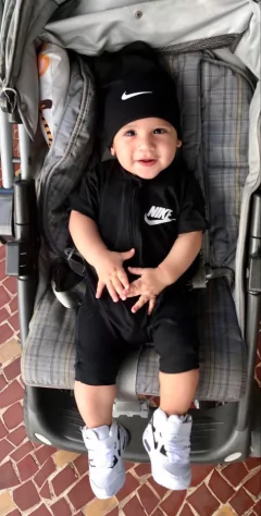 Macacão Nike Preto - Comprar em Tam Tam Moda Infantil