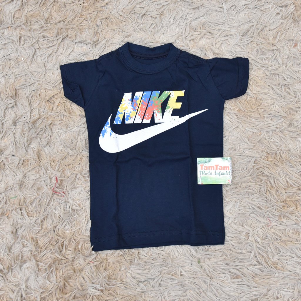Camisa Nike azul color - Tam Tam Moda Infantil