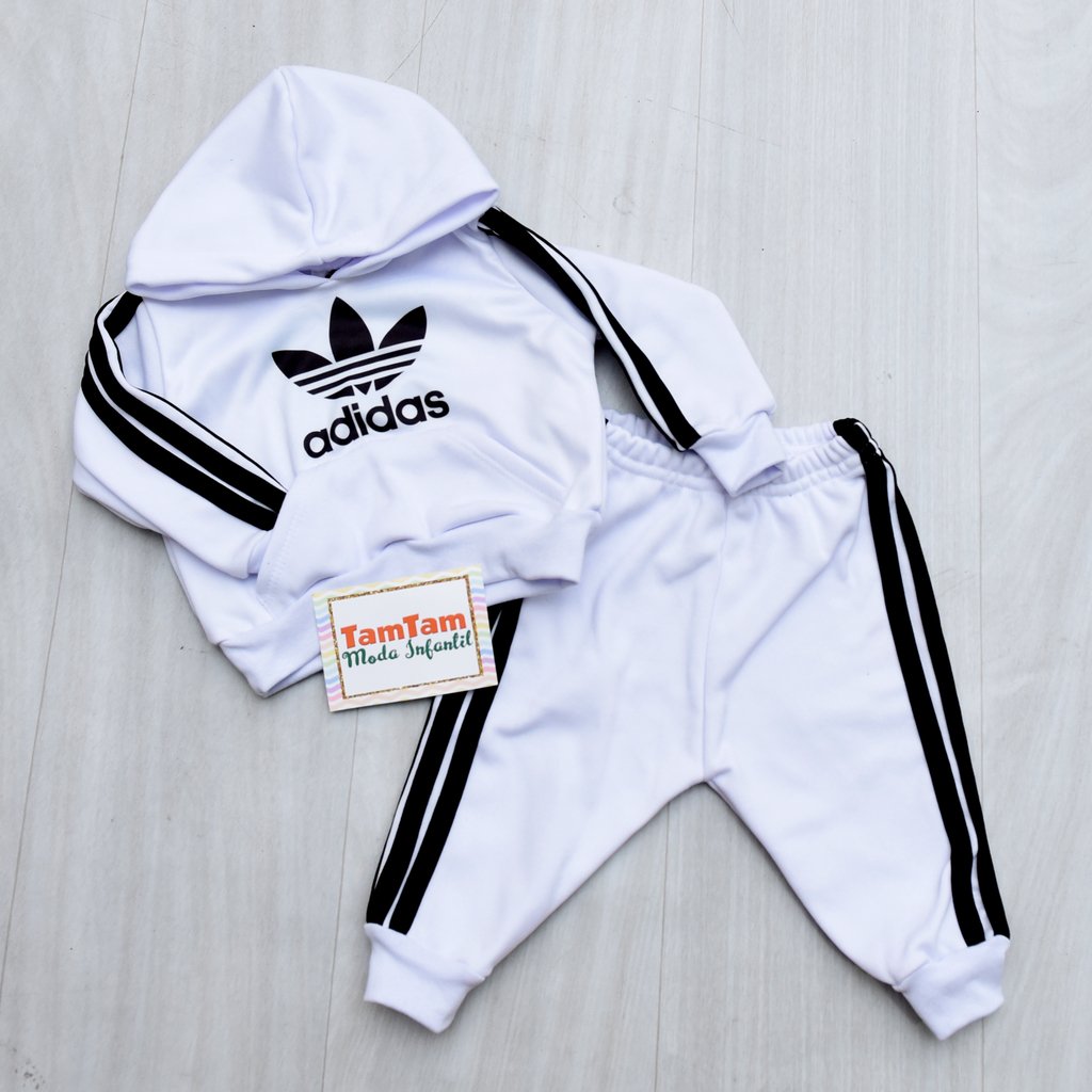 conjunto de moletom adidas
