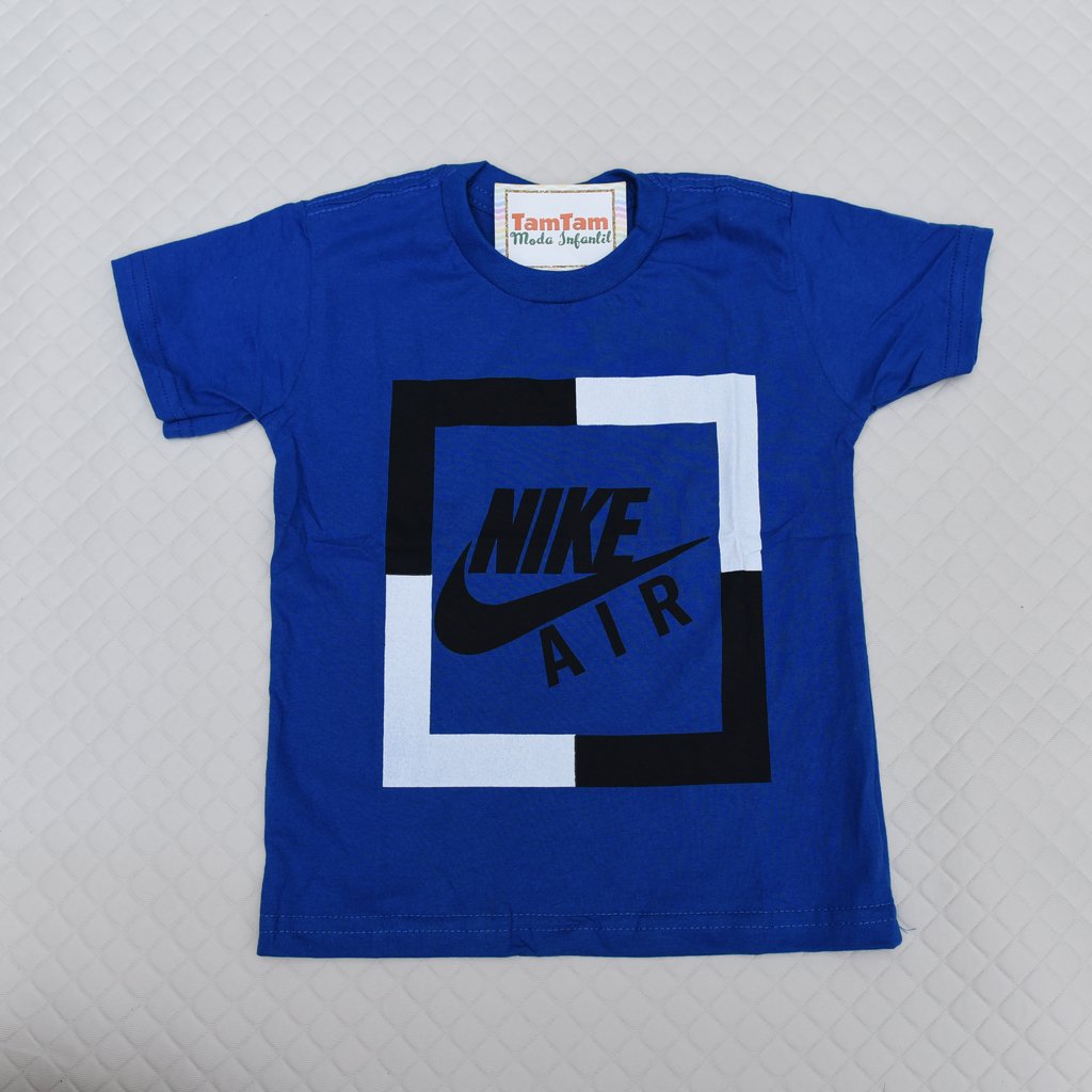camisa azul da nike